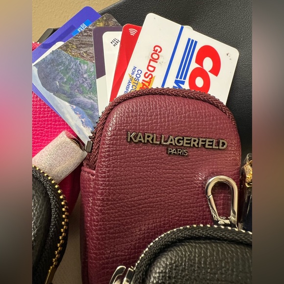Karl Lagerfeld Chose 1 Cardholder/ Bagcharm/ Keychain New - Picture 3 of 11
